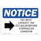 Signmission OSHA Notice Sign, 7" H, Rigid Plastic, You Must Lockout Tag Out Baler Sign With Symbol, Landscape OS-NS-P-710-L-19097 - alternate 1